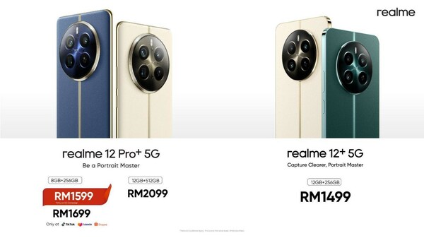 Periscope Lens Only at RM1,599; realme 12 series 5G Outclass Peers with Photography Mastery at a Price Lower than Expected