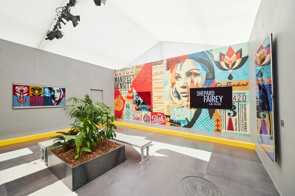 LG OLED AND SHEPARD FAIREY TAKE STREET ART INTO THE DIGITAL REALM