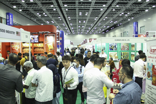 Visitors throng the booths at last year’s MIFB