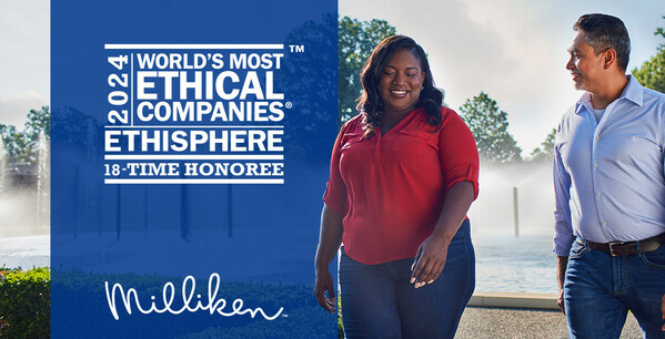 Milliken & Company Recognized Among the 2024 World's Most Ethical Companies®