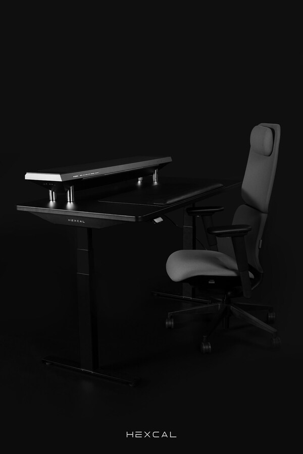 Hexcal workspace/desk setup solution
