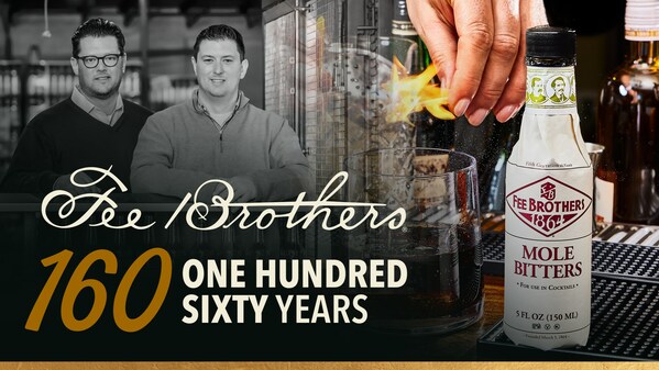 Fee Brothers 庆祝 160 周年的卓越历程，打造出品质非凡比特酒、植物水等
