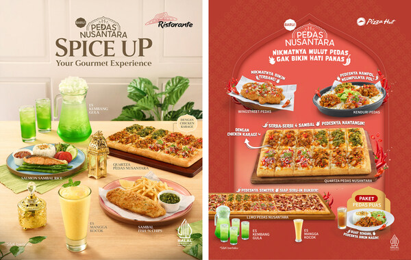 Hanya sepanjang Ramadan: Menu terbaru Pizza Hut Indonesia, Pedas Nusantara, memadukan sensasi pedas sambal Indonesia dengan kelezatan Pizza