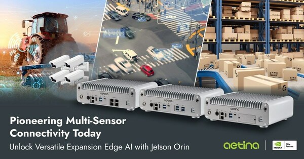 Aetina fanless versatile expansion edge AI systems - the AIE-PN33/43 series and AIE-PO23/33 series