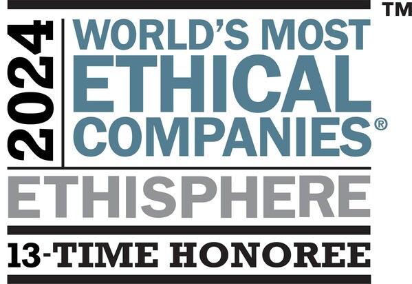 铁姆肯公司第13次荣登道德村协会"全球最具商业道德企业"榜单