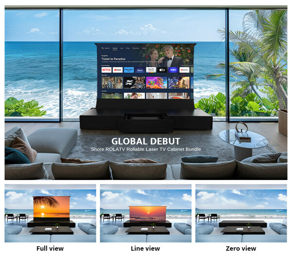 SHORE Transforms Home Entertainment with Launch of ROLATV Laser TV Cabinet Globally