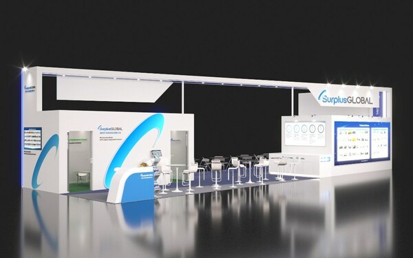 Aerial View of SurplusGLOBAL Booth at SEMICON CHINA 2024