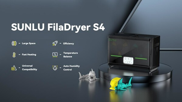 Breaking Ground in Innovation: SUNLU FilaDryer S4 Shines in the Market