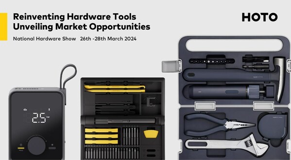 HOTO Pioneers Aesthetic Industrial Design in Hardware Tools, Opening New Business Opportunities in the Consumer Market