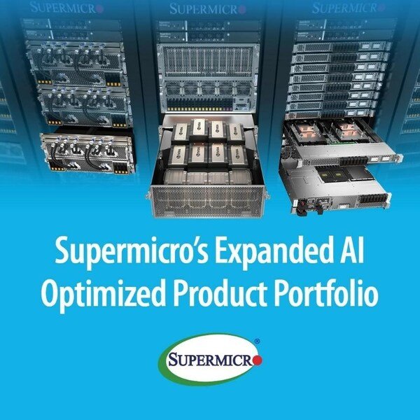 Supermicro 采用新一代系统和机架架构以扩大人工智能优化产品组合1