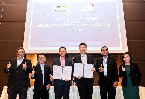 Bridge Data Centres signed the MoU with Red Dot Analytics