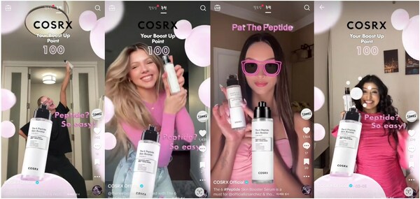 #PatThePeptide TikTok Challenge Sparks Surge in Demand: COSRX's The 6 Peptide Skin Booster Serum Sells Out Across Platforms within One Week