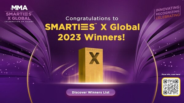 MMA Global announces the SMARTIES™ X Global 2023 Winners:   

A Celebration of Marketing Excellence - pushing the digital boundaries on Global Stage