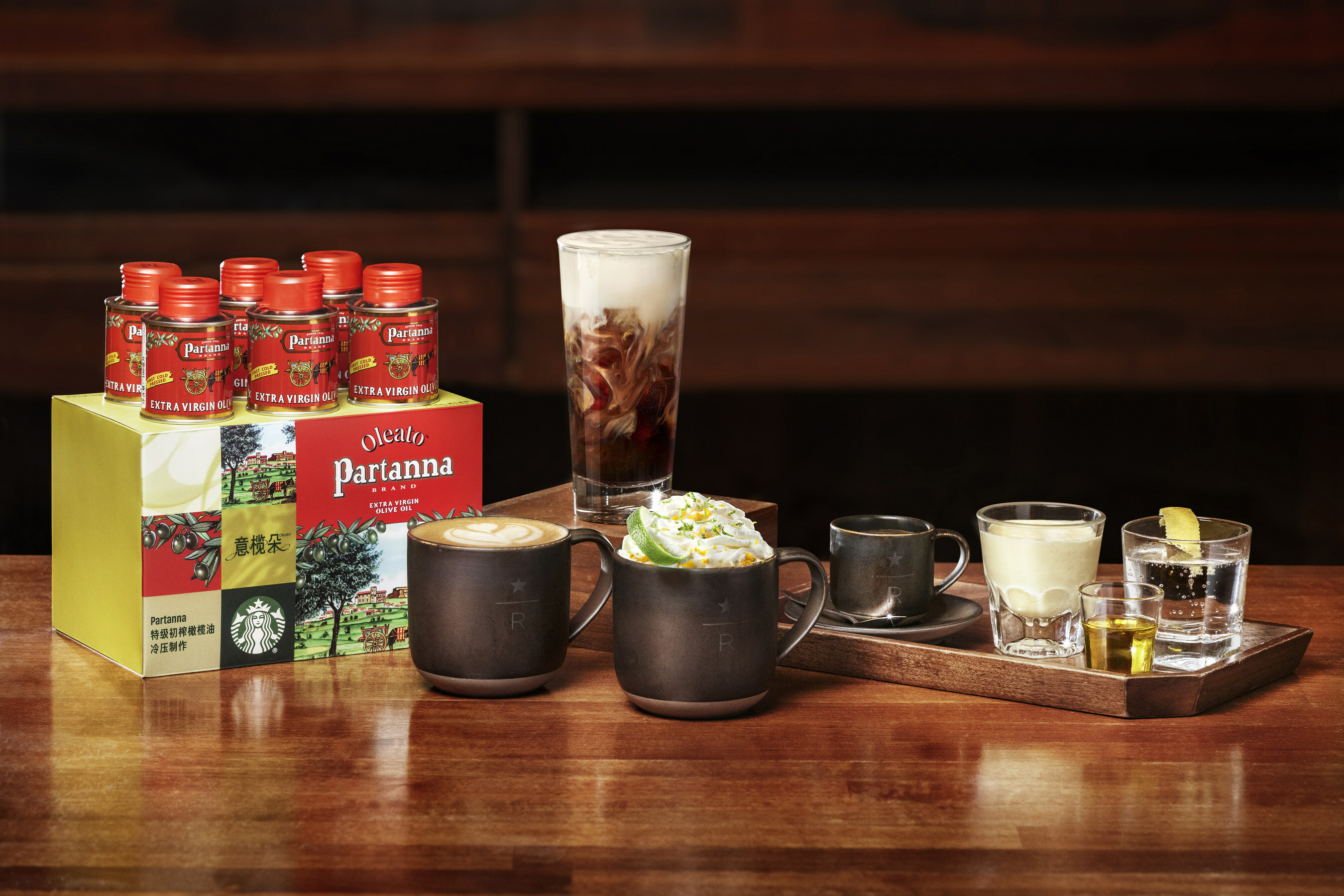 星巴克推出全新意榄朵系列，咖啡与橄榄油的新奇融合