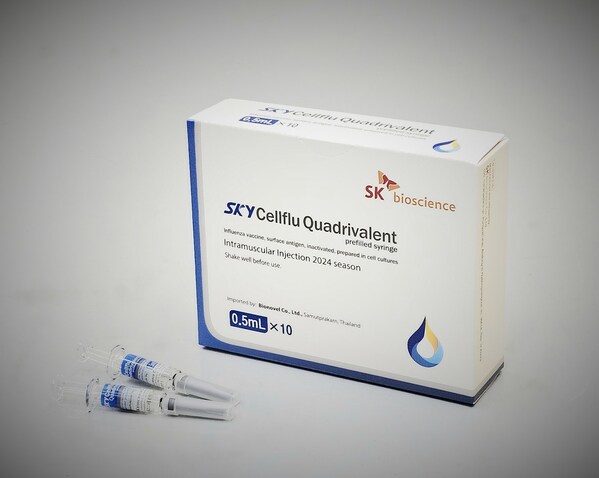 SK bioscience exports influenza vaccine, SKYCellflu® to Thailand, entering southern hemisphere market.