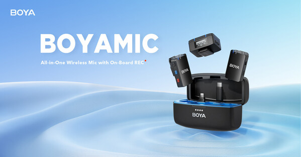 BOYA Unleashes BOYAMIC: Revolutionizing Content Creation with 3-in-1 Brilliance and On-Board Recording Power