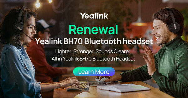 Yealink Announces the Launch of the Revolutionary BH70 Bluetooth Headset: The Future of Business Communication