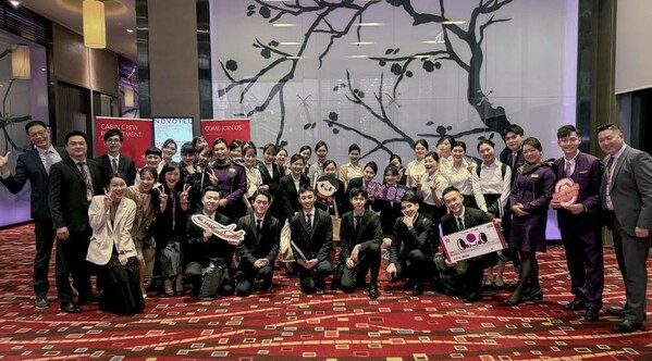 香港航空于3月17日举行台北招聘会，约二百名应聘者受邀到现场面试