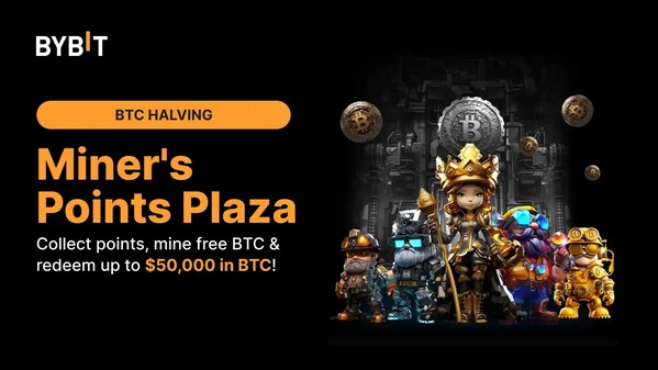 Bitcoin Halving Frenzy: Join Bybit's Miner's Point Plaza for a Shot at $1 Million and Witness History