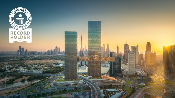 One Za'abeelが世界で「最長の片持ち梁構造の建築物」としてギネス世界記録（TM）のタイトルを獲得
