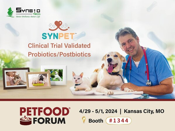 SYNPET to Showcase Innovative Postbiotic Solutions at Petfood Forum 2024