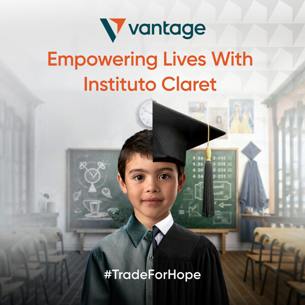 Vantage Markets' #TradeForHope Campaign Raises Vital Funds for Instituto Claret in Brazil (PRNewsfoto/Vantage)