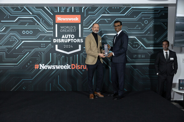Kia honored with dual accolades at 2024 Newsweek World’s Greatest Auto Disruptors Awards (Photo by Natalie Jane)