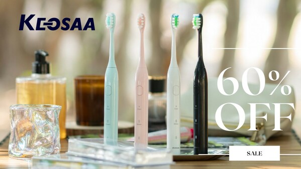 Keosaa Launches Debut Electric Toothbrush on Amazon for Enhanced Oral Care
