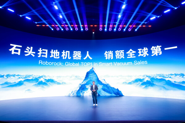 Roborock Unveils Global No.1 Robotic Vacuum Cleaner Sales Ranking at International Launch Event (PRNewsfoto/Roborock)