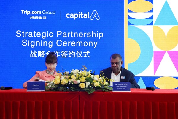 Trip.com Group and Capital A Berhad Sign Wide-Ranging Strategic Partnership