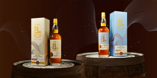Kavalan Master's Select celebrates Taiwan's natural bounty with packaging that echoes the Snow Mountain Range, a tribute to the rich, lingering aromas of our single malt whisky.