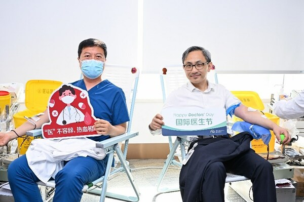 国际医生节，嘉会众多医务工作者积极参与公益献血，共享生命跳动