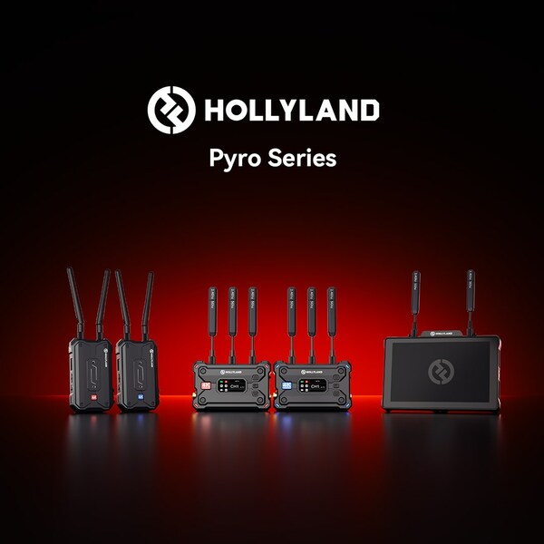 Hollyland Pyro series, a brand-new wireless video transmission system.