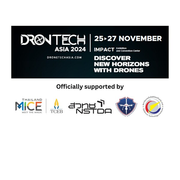 Drontech Asia 25-27 November 2024 IMAPACT, Thailand
