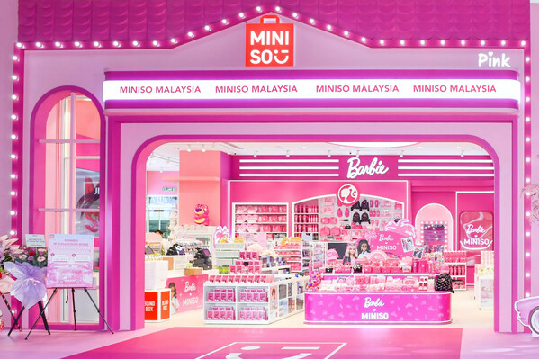 MINISO's First Malaysian IP Collection Store with Barbie-inspired Style