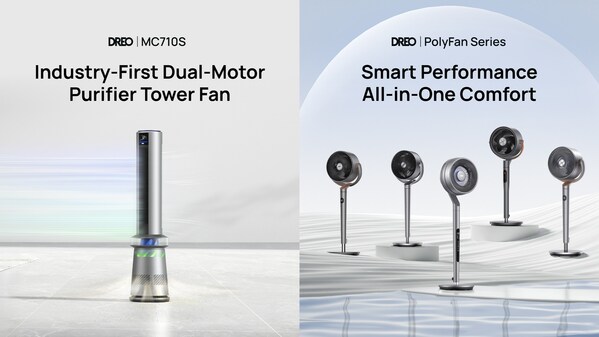 DREO Kicks Off Next-Level Purifier Tower Fan & Upgraded PolyFan Series Campaign