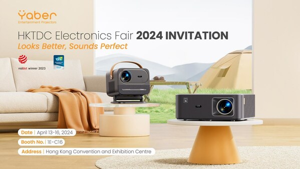 Yaber to Showcase Latest Entertainment Projectors at HKTDC Electronics Fair 2024