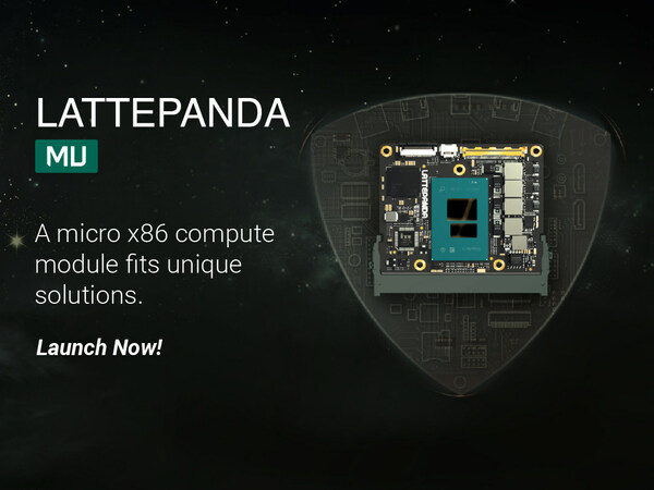 LattePandaチームがカスタム設計ソリューション向けのマイクロx86コンピューティングモジュールであるLattePanda Muを発表