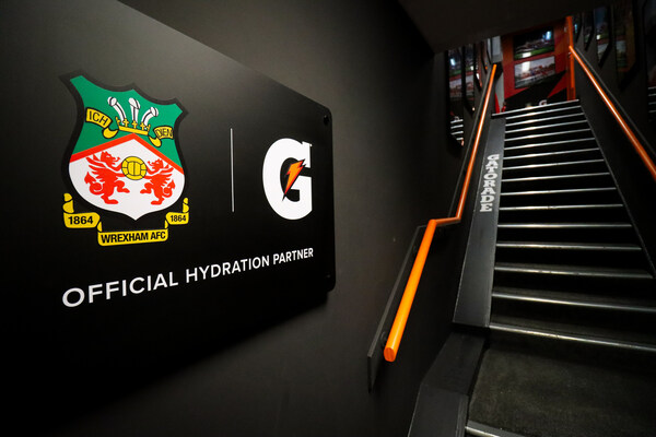 Gatorade announces an official partnership with Wrexham AFC.