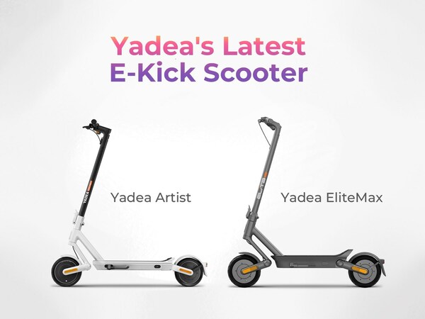 Yadea Unveils the Latest E-Kickscooters -- Yadea Artist and Yadea EliteMax