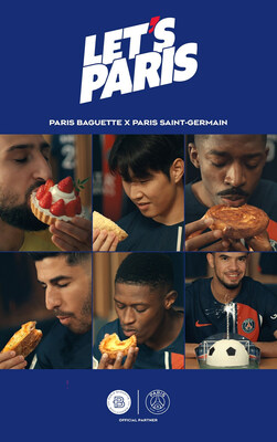 Paris Baguette’s “Let's Paris” ad video, in collaboration with Paris Saint-Germain