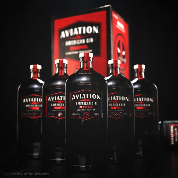 Aviation American Gin to Release Six Specialty Bottles Inspired by Highly-Anticipated Marvel Studios' 
