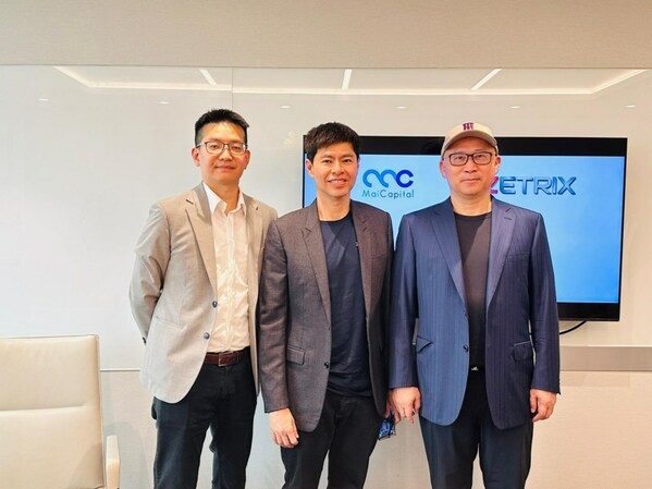 Zetrix Foundation and MY E.G. Services Berhad signed an MoU with MaiCapital to collaborate on the launch of a virtual asset fund or Hong Kong virtual assets exchange-traded fund (ETF) products.  From left to right: Marco Lim, Managing Partner of MaiCapital Limited; TS Wong, Group Managing Director of MY E.G. Services Berhad; and Dr. Liu Zhiwei, Chairman of GoFintech Innovation Limited, a Hong Kong public-listed company which is a shareholder of MaiCapital.