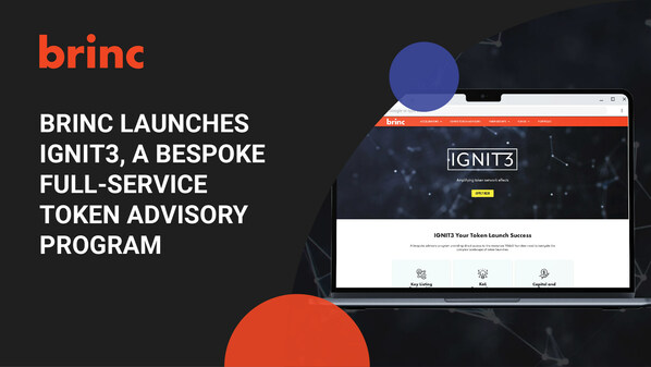 Brinc Launches IGNIT3, A Full-Service Token Advisory Program