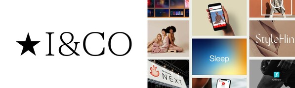 (to the left) I&CO logo
(to the right) Images from I&CO's projects with Audible, UNIQLO, Fast Retailing, ASICS, and Toyota. I&CO has worked together with many global and local brands to navigate change with services encompassing strategy, digital products, branding, and incubation.