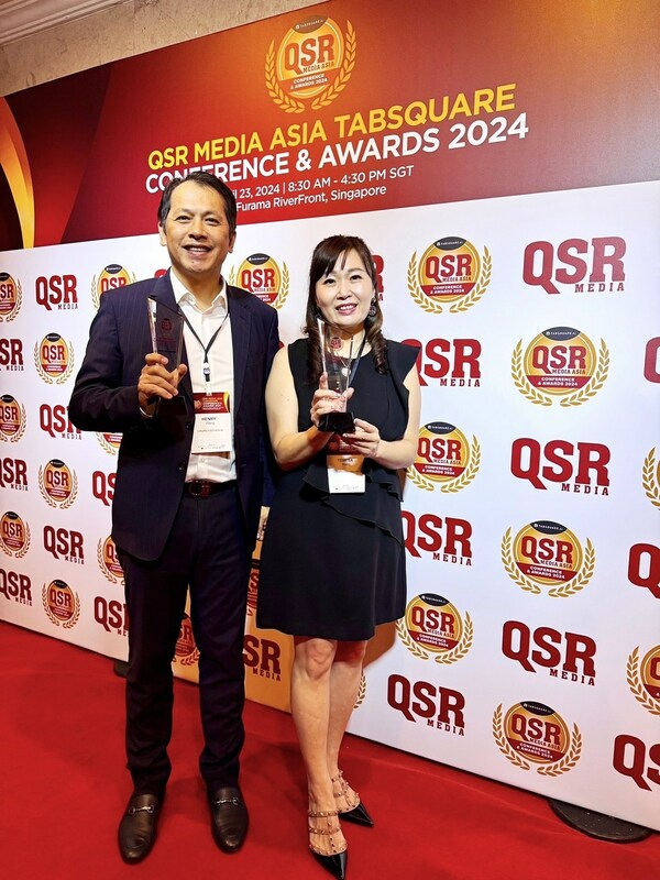 Chatime wins the Best Corporate Social Responsibility Initiative Award at the QSR Media Asia Tabsquare Awards 2024