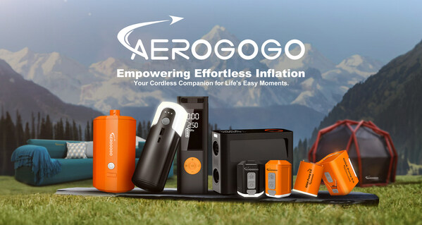 Aerogogo Empowering Effortless Inflation: Your Cordless Companion for Life's Easy Moments