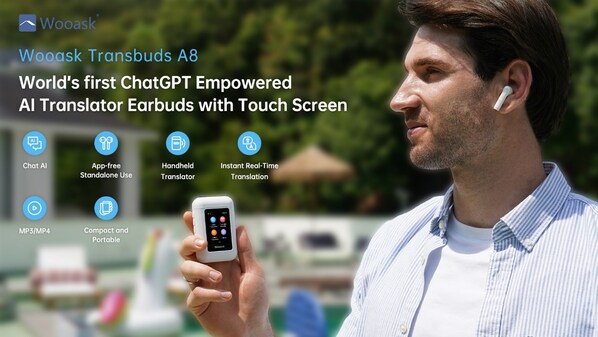 Revolutionizing Communication: ChatGPT-Powered Translator Earbuds A8 with Screen to Debut on Kickstarter