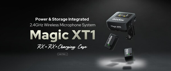 Godox Launches Magic XT1: A Next-Gen 2.4GHz Wireless Microphone System Make You Believe in Magic