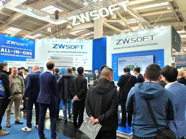 ZWSOFT Showcased Advanced CAx Solutions for Sustainable Innovation at Hannover Messe 2024